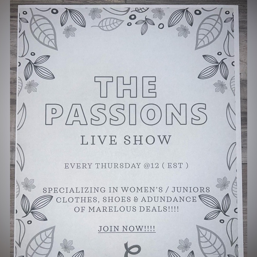 POSH Ambassador 🎉🍾🎊The Passion’s LIVE NOTIFICATIONS 🏆🏆🏆🚨🚨🚨Like to be notified!!!
